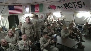 Super Bowl Troop Reaction shots, 2nd quarter