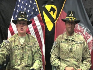 1CD Division Headquarters Message