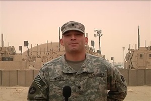 Spc. Paul Wenzel MN Timberwolves Greeting