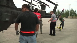 Army and Air Force Work Together to Bring the 159th Combat Aviation Brigade Home