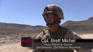 Category K - Marines teach fundamentals of machine guns