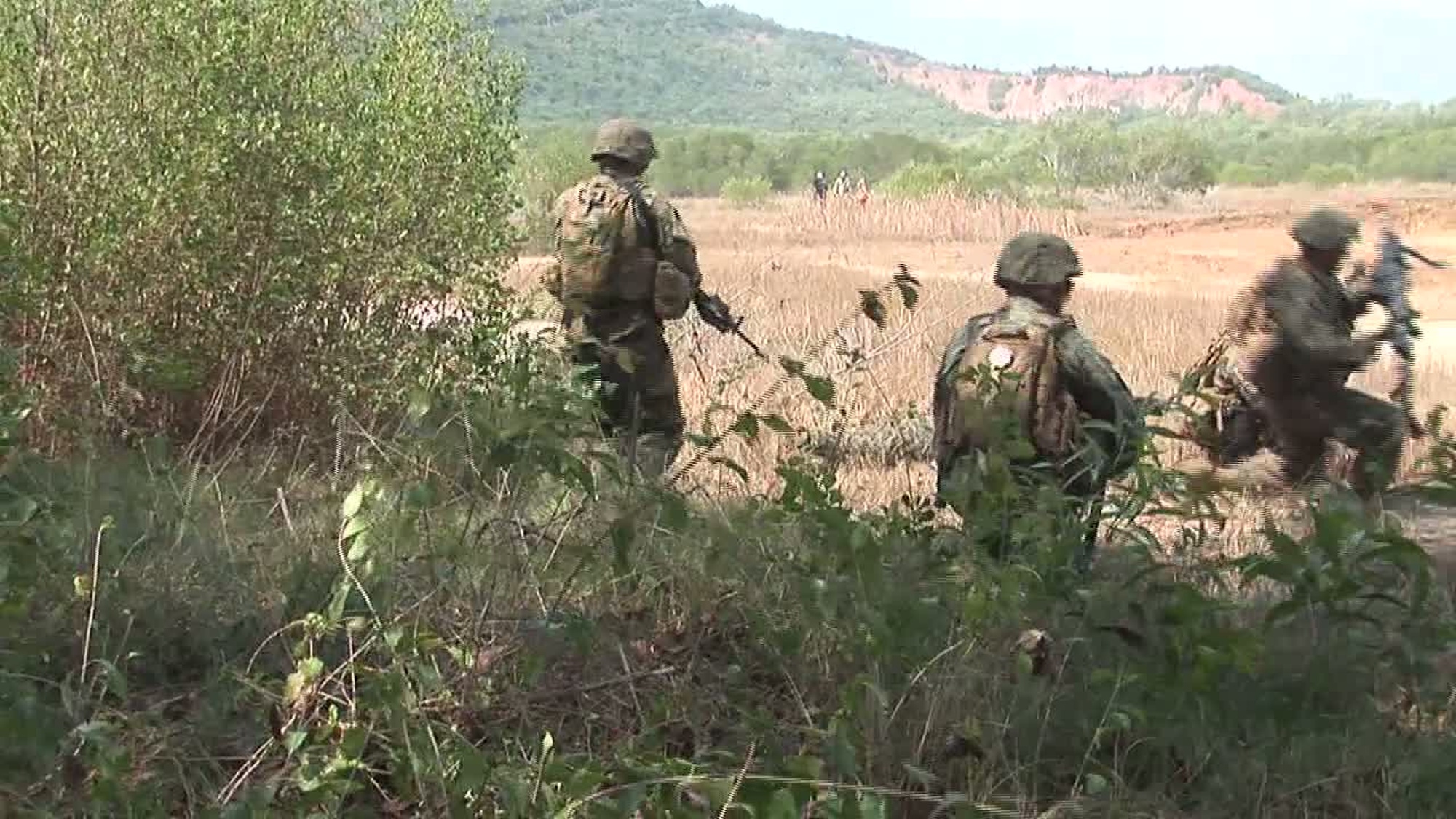 Marines and Sailors with Bravo Company, Battalion Landing Team 1st Battalion, 4th Marines, 31st Marine Expeditionary Unit, provide support by fire for a Royal Thai Marine raid force during a training exercise of Cobra Gold 2012, in Thailand. The training is part of a multi-week, multilateral training exercise designed to increase the interoperability of the nations participating.

Corporal Tyler Wildeman – Infantry Squad Leader, Bravo Company, Battalion Landing Team 1st Battalion, 4th Marines, 31st Marine Expeditionary Unit. (Hayfield, Minnesota). Produced by Sgt. Paul Robbins. Also available in high definition.