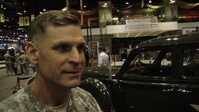 Maj. Gen. David Mann at 2012 Chicago Auto Show
