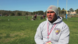 Saul Mendoza, wheelchair racing coach for Marine Corps Trials