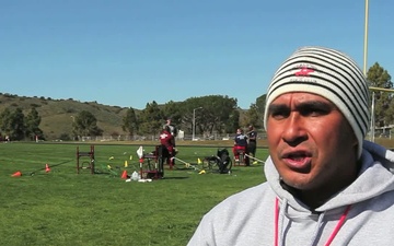 Saul Mendoza, wheelchair racing coach for Marine Corps Trials