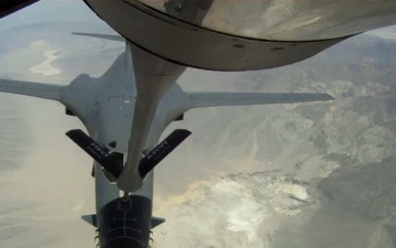 B-1 Bomber Air to Air Refueling