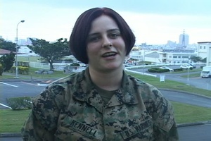Marines from Okinawa shout out to Ohio for Marine Week