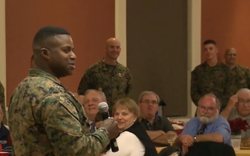 2D Marine Division Sergeant Major Reception