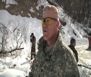 KFOR Removing Roadblock Interview with LTC Joe Lynch