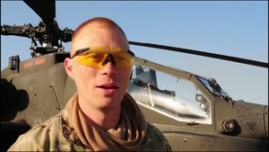 Interviews with Task Force Wolfpack Apache pilots and ground crews
