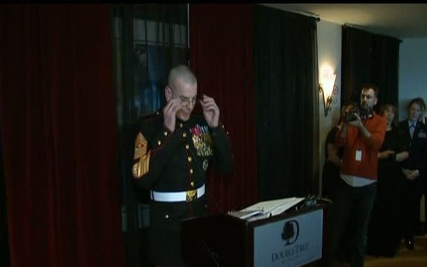Nation's Gratitude - B-roll of Hotel Reception Preceding White House Dinner