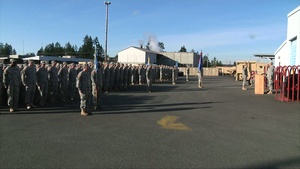 SPC Allum Purple Heart Ceremony b-roll