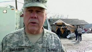 Indiana National Guard drawsdown from tornado response