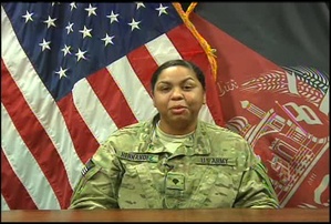 Spc. Lizette Hernandez (in Spanish)
