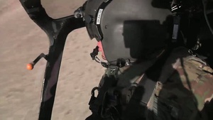 OH-58D Kiowas Fire Rockets and .50 Cal Machine Gun