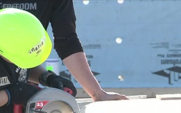 3rd Cavalry Regiment, helps the Austin Habitat for Humanity