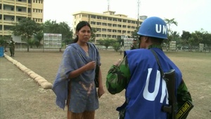 Indonesian Peacekeepers train during Exercise Shanti Doot -3
