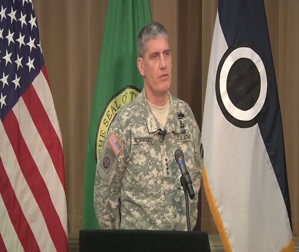 DVIDS - Video - General David M. Rodriguez Press Conference