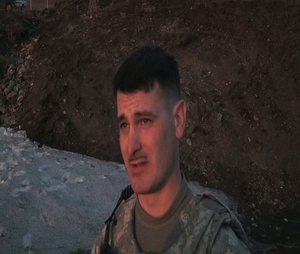 Interview for b-roll pkg 387th EOD