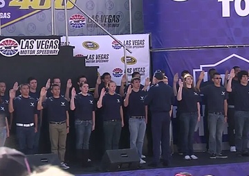 NASCAR Enlistment Ceremony