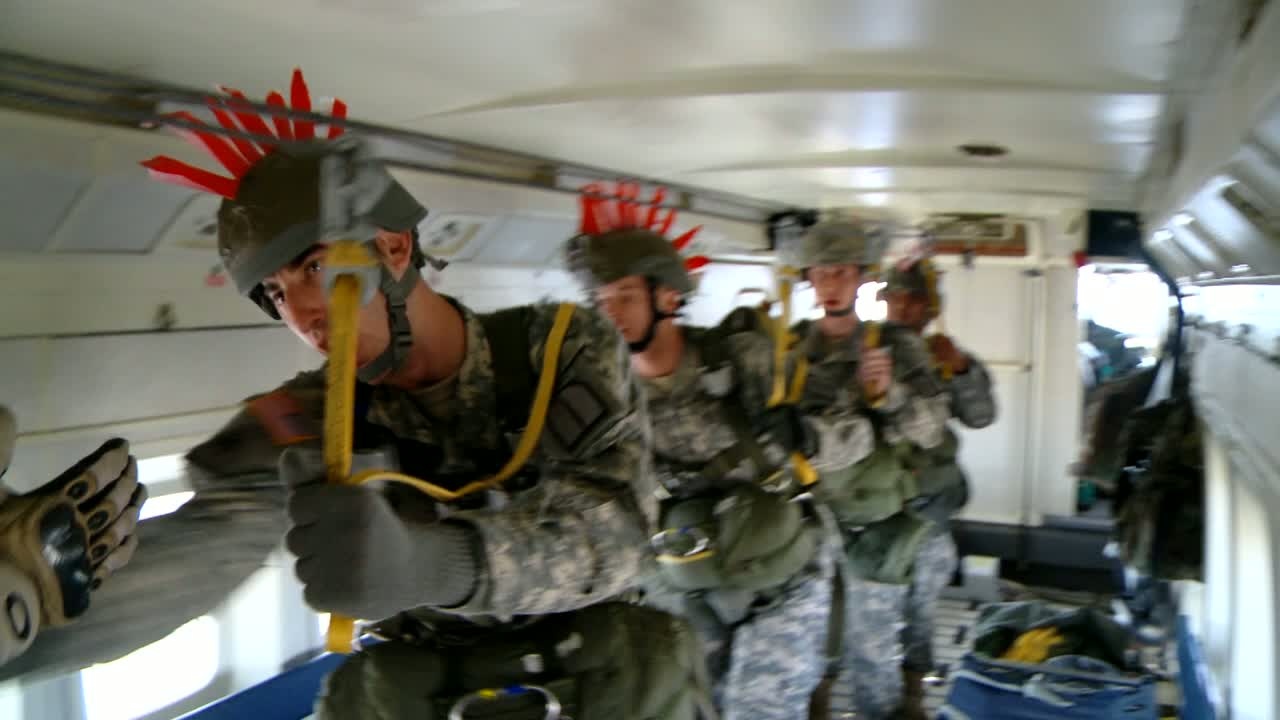 DVIDS - Video - C-23 Sherpa Static Line Jumps & HALO