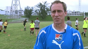 Soccer Pros Visit Kadena