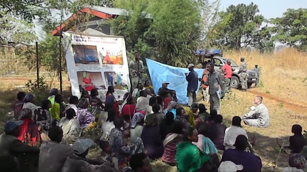 DVIDS Video Malaria Bed Net Distribution