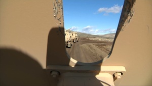 593rd Sustainment Brigade Convoy Line Fire Training