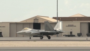 F22 in Action During Red Flag