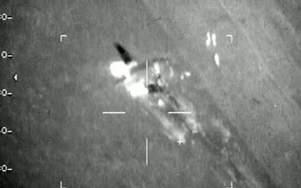 CBP P-3: Drug plane crash landing