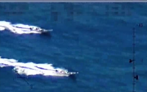 CBP P-3: Two smuggler boats intercepted