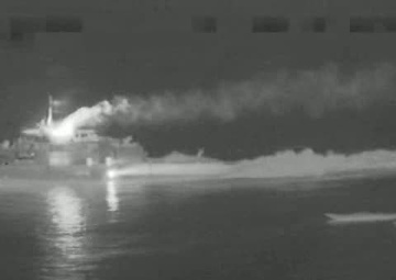 CBP P-3: High speed pursuit of drug boat collision
