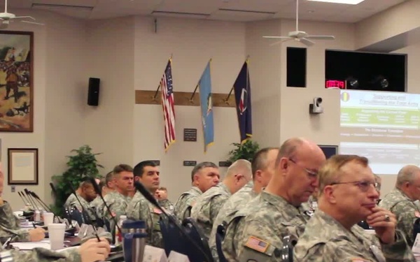 Army Generals Meet to Discuss Force Transition