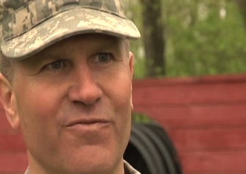 Lt. Col. Brian P. Freidhoff ROTC Combined Field Training Exercise at Camp Atterbury