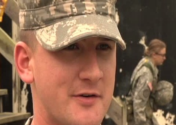 Cadet Major Shaun Redden ROTC Combined Field Training Exercise at Camp Atterbury