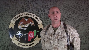 Chief Warrant Officer 4 John Walter Sings National Anthem