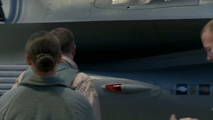 F-16 Preflight and Takeoff