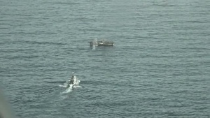 Coast Guard Cutter Anacapa sinks adrift Japanese fishing vessel