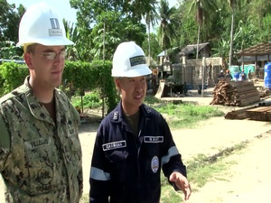 Working Side-By-Side During Balikatan Construction Projects (Interview)