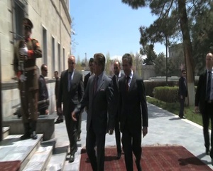 NATO Secretary General Meets Karzai
