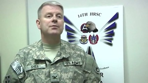 The 14th Human Resources Sustainment Center reuturns home