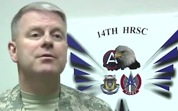 The 14th Human Resources Sustainment Center reuturns home