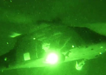 MEDEVAC Night Flight and Hoist Training