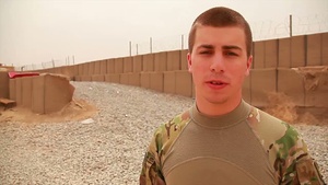 Spc. Michael Armstrong Leading From the Front