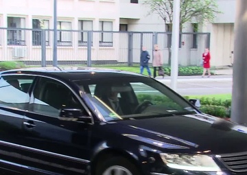 Arrivals for the NATO-Russia Council Meeting