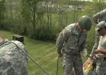 Air Assault School at Camp Atterbury Day #8 B-Roll #2