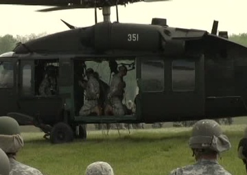 UH-60 Black Hawk Rappel B-Roll #1