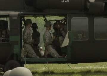 UH-60 Black Hawk Rappel B-Roll #2