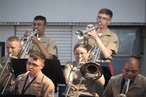 III MEF Band Lights Up Kin Town with Jazz Performance