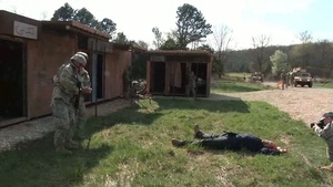 818th Sapper Company Training Interacting With OPFOR